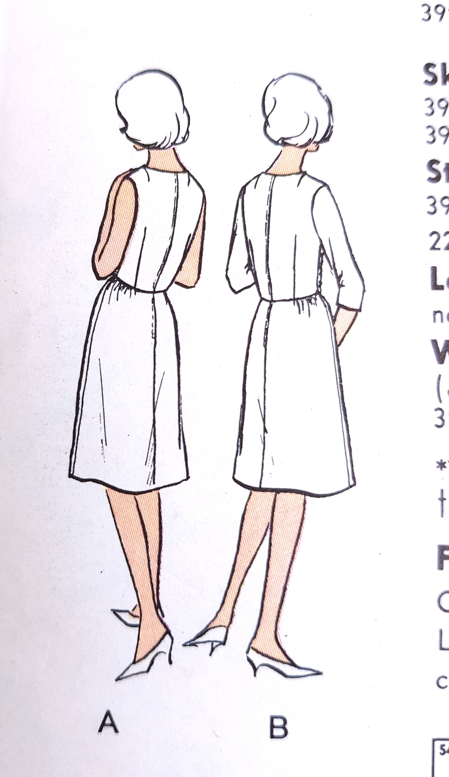 1960s LOVELY Cocktail Party Evening Dress Pattern VOGUE 5467 Three Flattering Designs Bust 38 Vintage Sewing Pattern