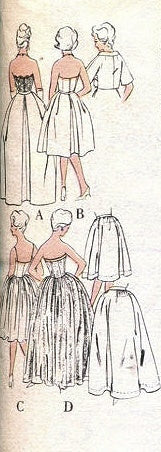 1960 GORGEOUS Evening Gown Cocktail Party Dress and Bolero Jacket Pattern VOGUE Special Design 4170 Lovely Strapless Gown or Dinner Party Dress, Bolero and Petticoat, Bust 30 Vintage Sewing Pattern
