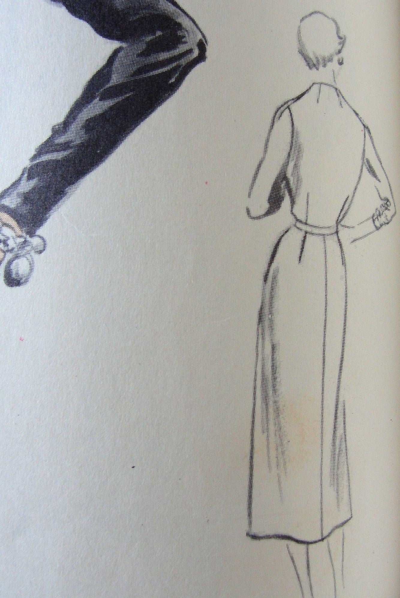 1950s GLAMOROUS Cocktail Dinner Dress Pattern VOGUE 8102 Lovely Draped Neckline, Sleeves and Hips Beautiful Design Bust 32 Vintage Sewing Pattern FACTORY FOLDED