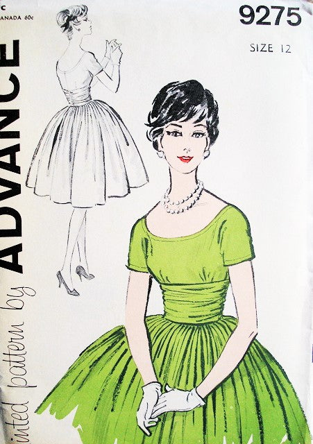 Advance 9275 Dress Pattern