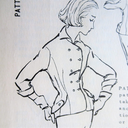 1950s STUNNING Pierre Cardin of France Suit Pattern SPADEA S-322 Fabulous Fitted Couture Jacket and Pencil Slim Skirt, Bust 36 Vintage Sewing Pattern FACTORY FOLDED