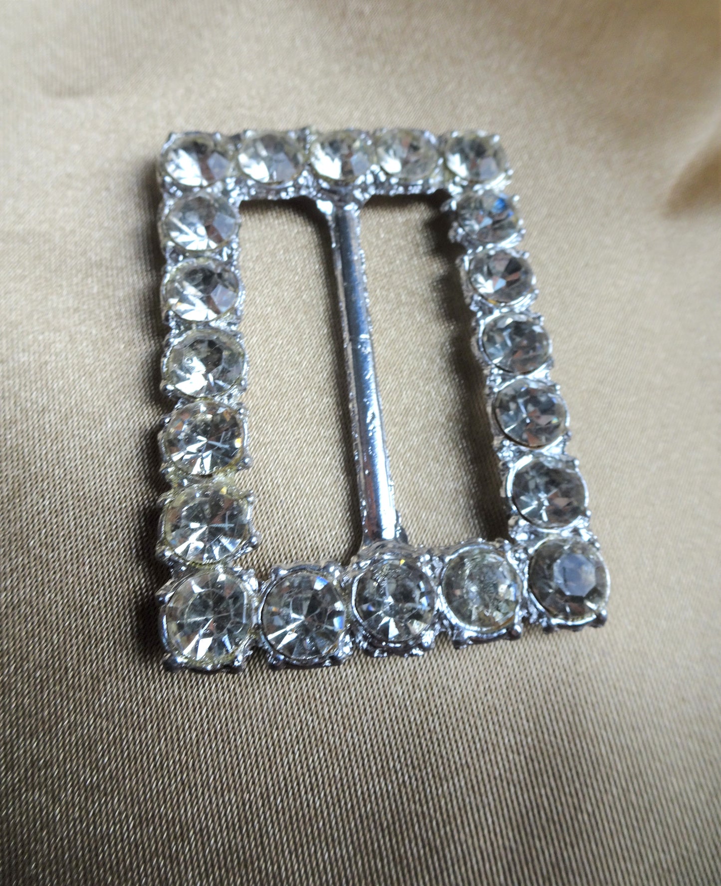 ART DECO Flapper Dress Buckle, Paste Rhinestones Belt Buckle ,Sash Buckle, Collectible Vintage Buckles