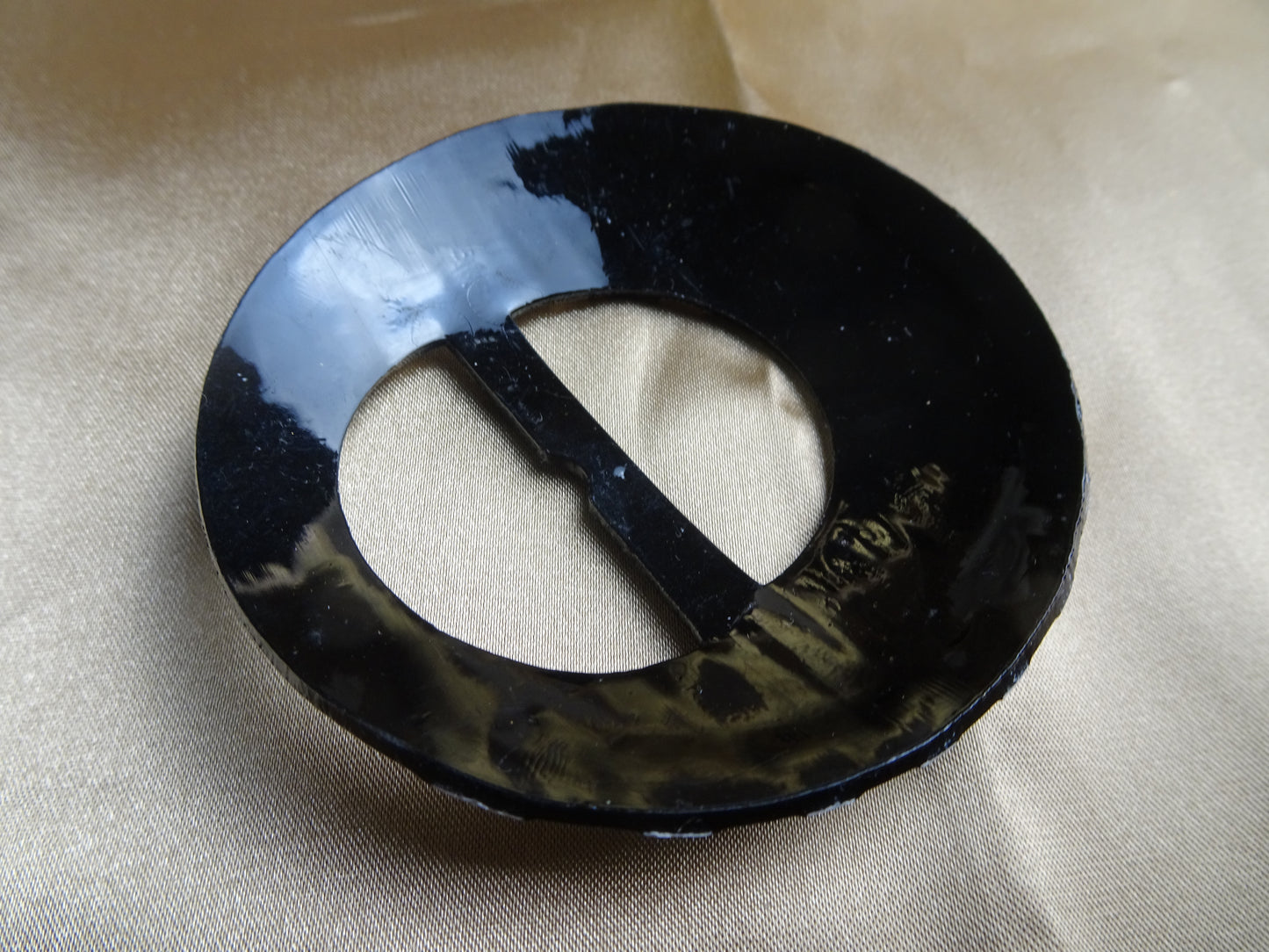 ART DECO Large Belt Buckle, Black White Stripes, Striking Dress Buckle, Collectible Vintage Belt Buckles