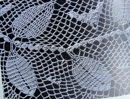 INSTANT DOWNLOAD PDF Lovely Heirloom Lace Crocheted ROUND Tablecloth Vintage Crochet Pattern Garland of Leaves Pattern