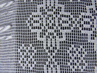 INSTANT DOWNLOAD PDF Elegant Heirloom Filet Lace Crocheted Leicester Square Tablecloth Vintage Crochet Pattern Exceptionally Beautiful For Buffet Table