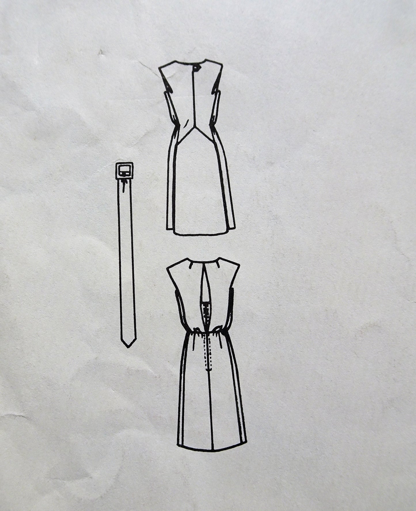 1960s CLASSY Slim Dress Pattern VOGUE Couturier Design 1861 Michael of London Beautiful Day or After 5 Dress, Bust 32 Vintage Sewing Pattern