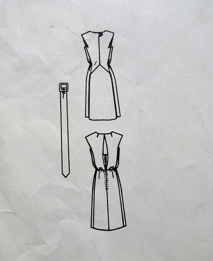 1960s CLASSY Slim Dress Pattern VOGUE Couturier Design 1861 Michael of London Beautiful Day or After 5 Dress, Bust 32 Vintage Sewing Pattern