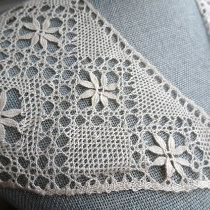 BEAUTIFUL Antique Cluny Bobbin Lace Collar Appliques, Stunning Hand Work, Perfect For Clothing, Fine Heirloom Sewing, Collectible Vintage Lace