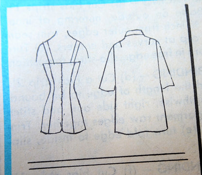 1950s CUTE Bathing Suit Playsuit and Beach Coverup Pattern ANNE ADAMS 4690 Figure Flattering Design Bust 39 Vintage Sewing Pattern