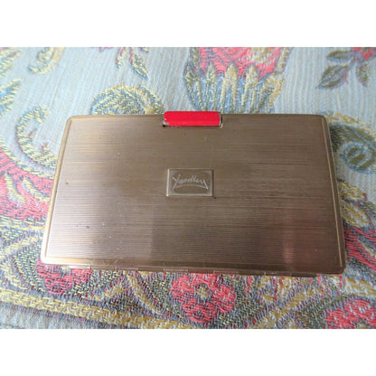 FABULOUS Vintage Compact, Yardley's Gold and White Enamel, Art Deco,Purse Powder Rouge Compact, Vanity Display, Collectible Vintage Compacts