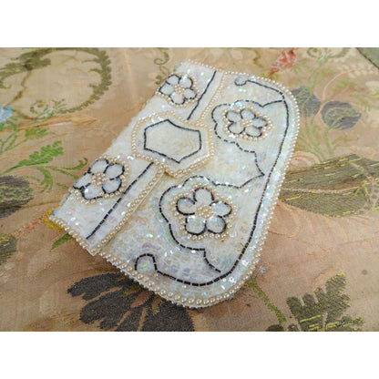GORGEOUS Vintage Beaded Purse, Sequinned Evening Bag, Clutch Purse, Wedding Bag, Wedding Purse, Beautiful Vintage Purses