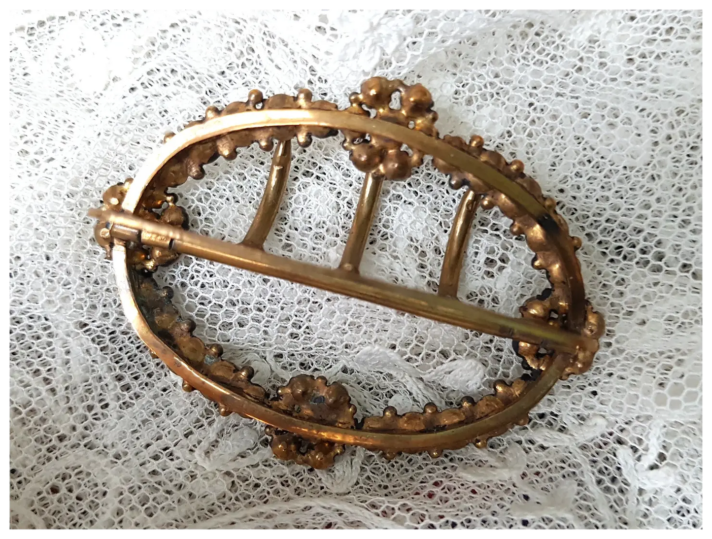 ANTIQUE Georgian Exquisite Sparkling Paste and Turquoise Glass Dress Buckle, Floral Design, Beautiful Condition, Collectible Buckles Jewelry