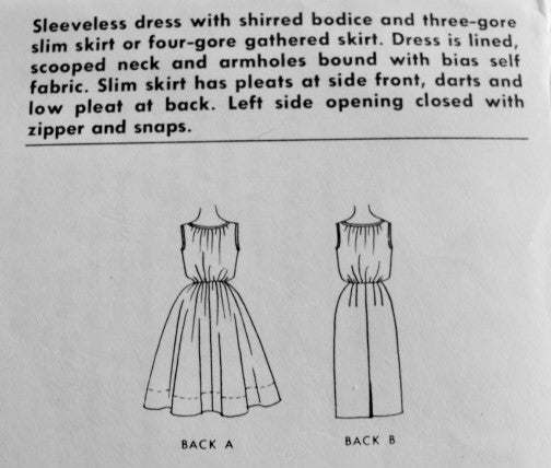 1960s BEAUTIFUL Evening Cocktail Party Dress Pattern McCALLS 6607 Shirred Bodice Slim or Bouffant Gathered Full Skirt , Bust 34 Vintage Sewing Pattern FF