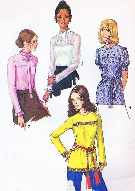 Simplicity 9159 blouse pattern