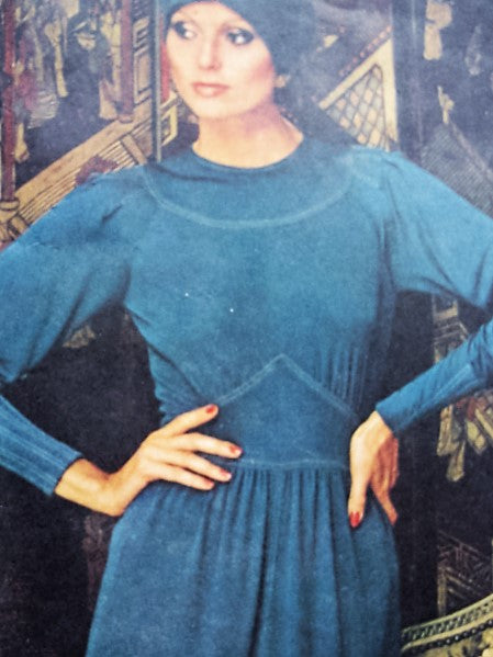 1970s BEAUTIFUL Jean Muir Day or Evening Maxi Dress Pattern VOGUE Couturier Design 1144 Bust 36 Vintage Sewing Pattern UNCUT