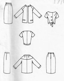 1960s BALMAIN Slim Dress and Jacket Pattern VOGUE PARIS ORIGINAL 1396 Stylish 2 Pc Dress and Jacket Evening Cocktail or Daytime Vintage Sewing Pattern