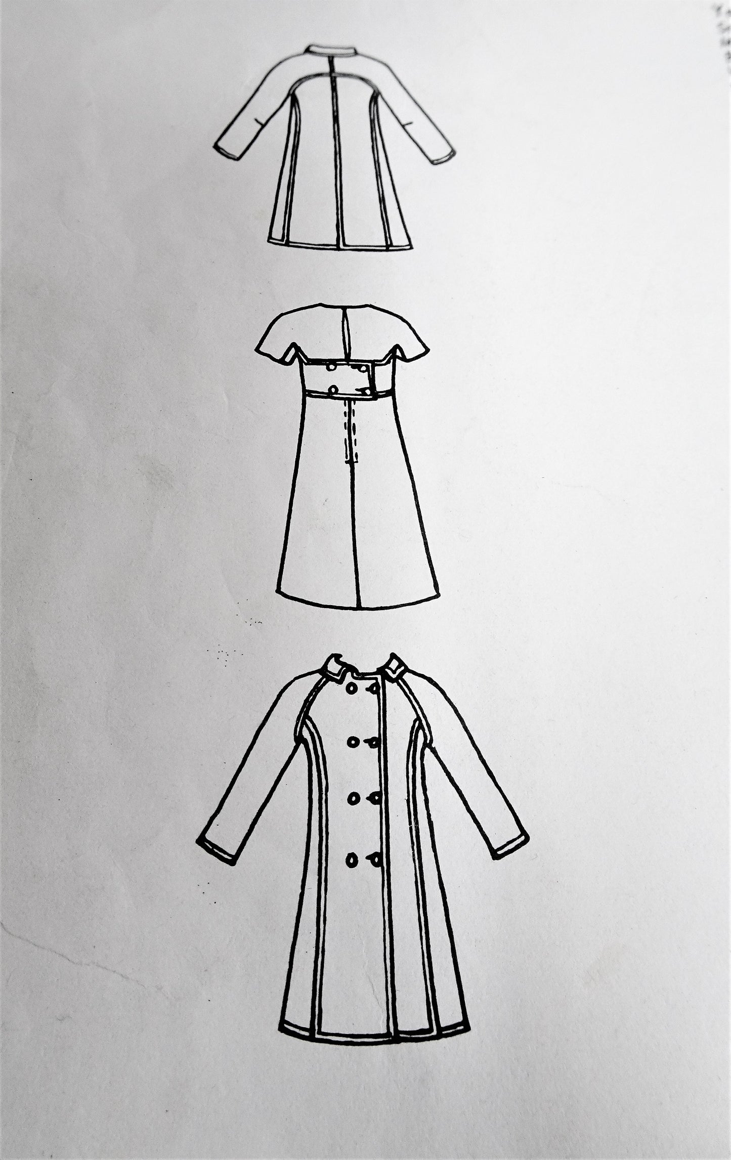 FABULOUS 1960s Galitzine Coat and Dress Pattern  VOGUE Couturier Design 1738 Classy Design Bust 32 Vintage Sewing Pattern
