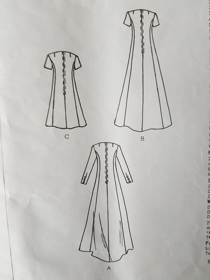 1960s ELEGANT BRIDAL Gown Bridesmaid Dress Pattern VOGUE 1744 Beautiful Wedding Dress Design, Bust 34 Vintage Sewing Pattern UNCUT