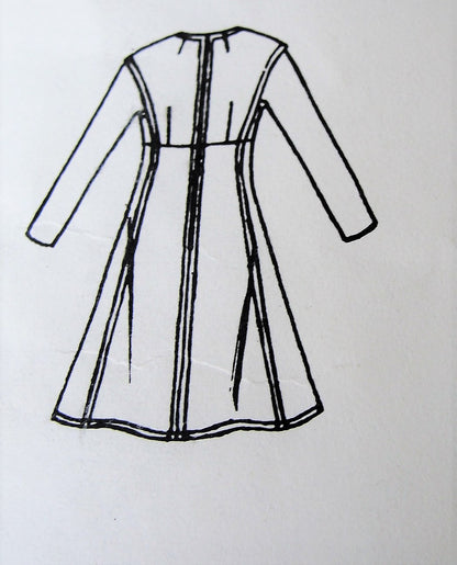 1960s MOD Yves Saint Laurent Day or Cocktail Party Dress Pattern VOGUE Paris Original 1896 Fabulous 2 Tone Dress,Bust 31 Vintage Sewing Pattern