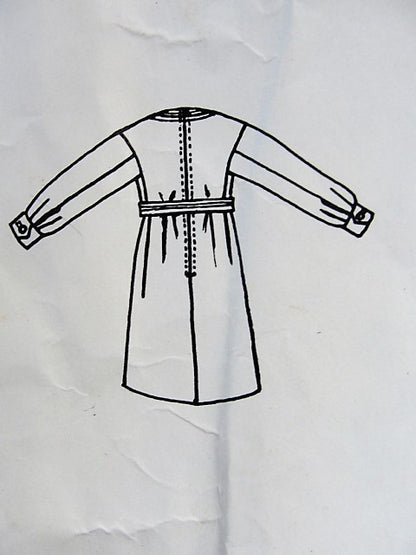 1960s MOD Galanos Dress Pattern VOGUE Americana 1945 Unique Design Day or After 5 Bust 32 Vintage Sewing Pattern