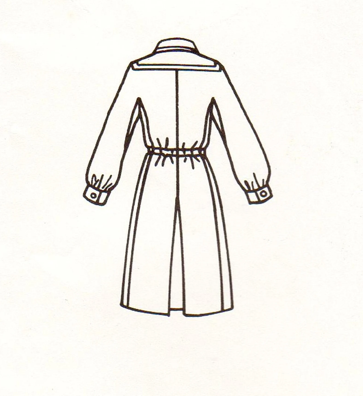 Fabulous 1960s GUY LAROCHE Dress Pattern VOGUE Paris Original 2184 Drawstring Waist Dress with Front/Back Inverted Pleats Bust 34 Vintage Sewing Pattern FF
