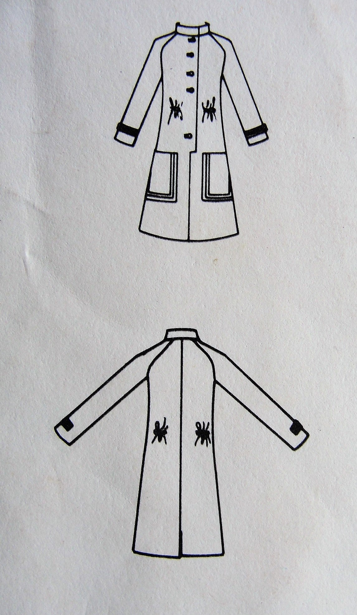 1960s MOD Guy Laroche Dress Pattern VOGUE PARIS Original 2305 Day or Evening Cocktail Party Belted Dress Bust 34 Vintage Sewing Pattern