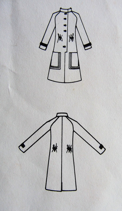 1960s MOD Guy Laroche Dress Pattern VOGUE PARIS Original 2305 Day or Evening Cocktail Party Belted Dress Bust 34 Vintage Sewing Pattern