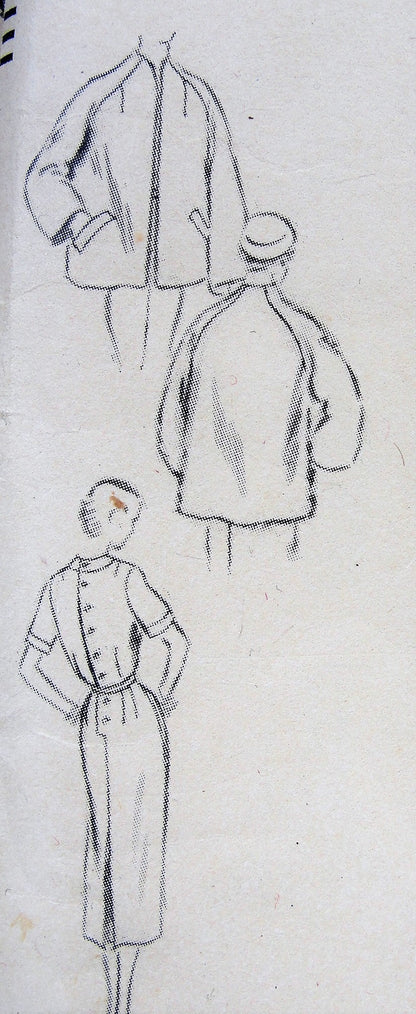 1950s CLASSY Slim Dress and Jacket Pattern VOGUE 7815 Slim Day or After 5 Dress, Fabulous Coat Jacket Bust 30 Vintage Sewing Pattern