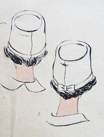 FAB 50s VOGUE 9923 John Frederics Pillbox Cloche Hats Vintage Sewing Millinery Pattern UNCUT