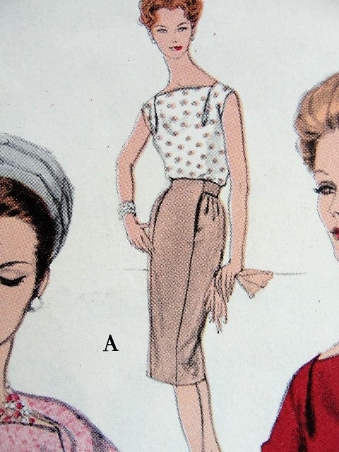 1950s ELEGANT Suit and Blouse Pattern VOGUE Paris Original 1452 Designed by Desses Perfect Day to Evening Outfit Bust 34 Vintage Sewing Pattern FACTORY FOLDED