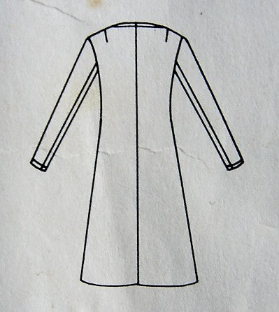 1970s Classy GIVENCHY Dress Pattern VOGUE Paris Original 2474 MIDI length Jewel Neckline Daytime or After 5 Elegant Dress  Bust 34 Vintage Sewing Pattern